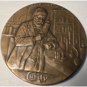 Louis Pasteur Commemorative Bronze Medal